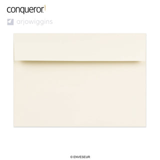 Enveloppe conqueror velin crème 162x229 mm (C5)