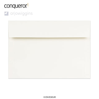 Enveloppe conqueror velin blanc nacré 162x229 mm (C5)