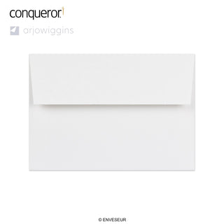 Enveloppe conqueror vergé blanc glacier 114x162 mm (C6)