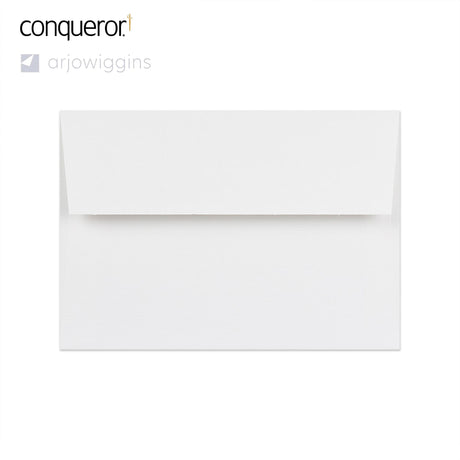 Enveloppe conqueror vergé blanc glacier 114x162 mm (C6)