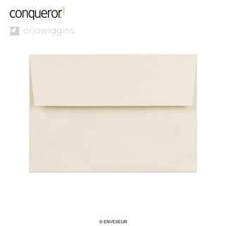 Enveloppe conqueror vergé crème 114x162 mm (C6)