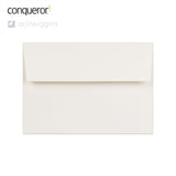 Enveloppe conqueror velin blanc Nacré 114x162 mm (C6)