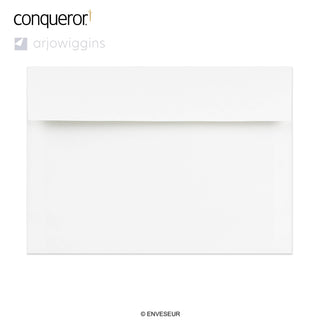 Enveloppe conqueror velin blanc glacier 162x229 mm (C5)